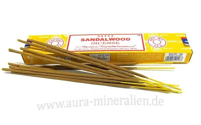 Packung Satya Sai Baba Sandelholz (Sandalwood) Räucherstäbchen