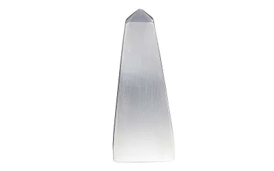 Selenit Obelisk ca. 10 cm hoch