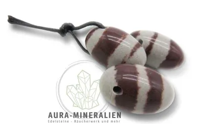 Handpolierte Shiva Lingam Anhäng...