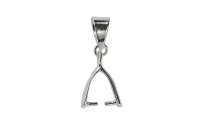 Clip silberfarben 1,5 cm für fla...
