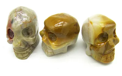 Handgefertigter Speckstein Skull...