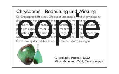 Infokarte Chrysopras