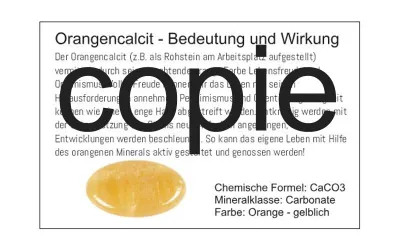 Infokarte Orangencalcit