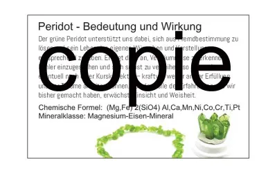 Infokarte  Peridot