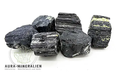 Schwarzer Turmalin Schörl Rohste...