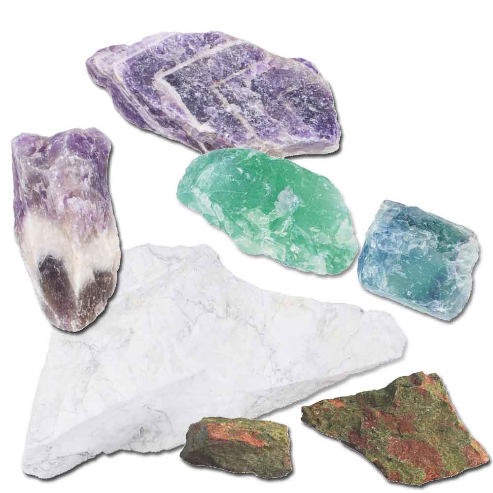 Naturbelassene Rohsteine und Mineralien Aura-Mineralien kaufen
